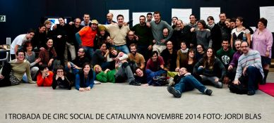 La trobada del circ social a finals de 2014.  Jordi Blas 